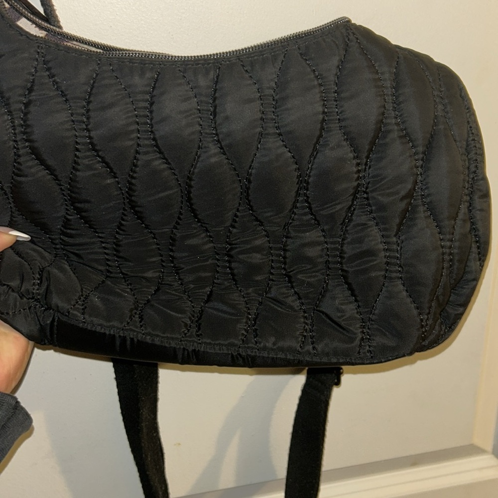 Black Quilted Shoulder Bag